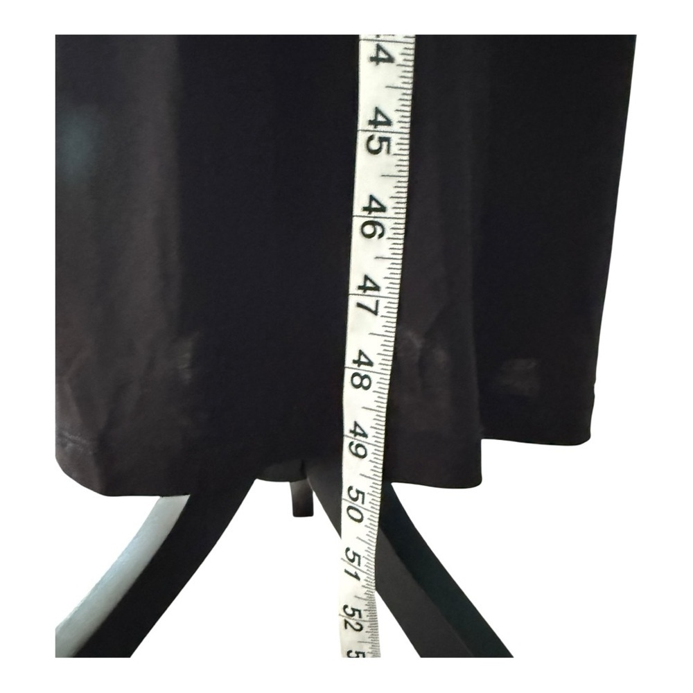 COS Black Sleeveless Keyhole Back Stretch Jersey Relaxed Fit Midi Dress Small - Picture 11 of 14